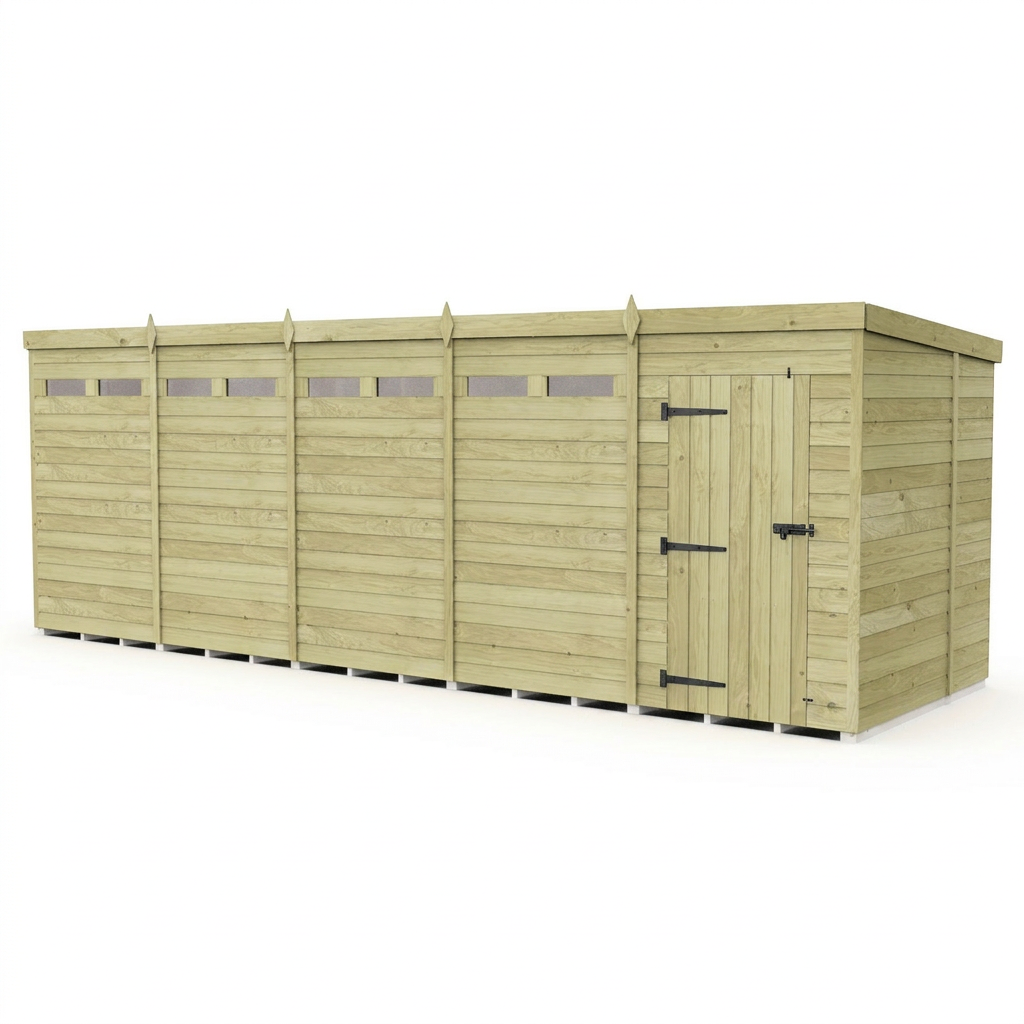 20 x 7 Security Pent Shed - view 5