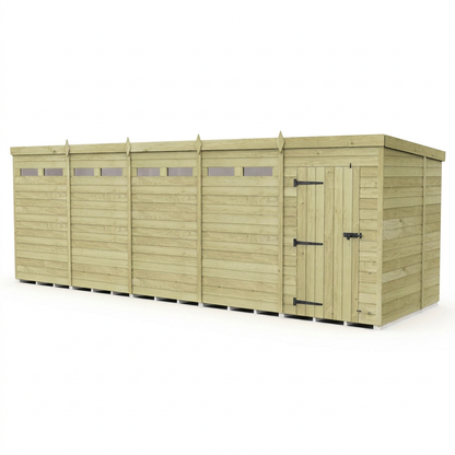 20 x 7 Security Pent Shed - view 5