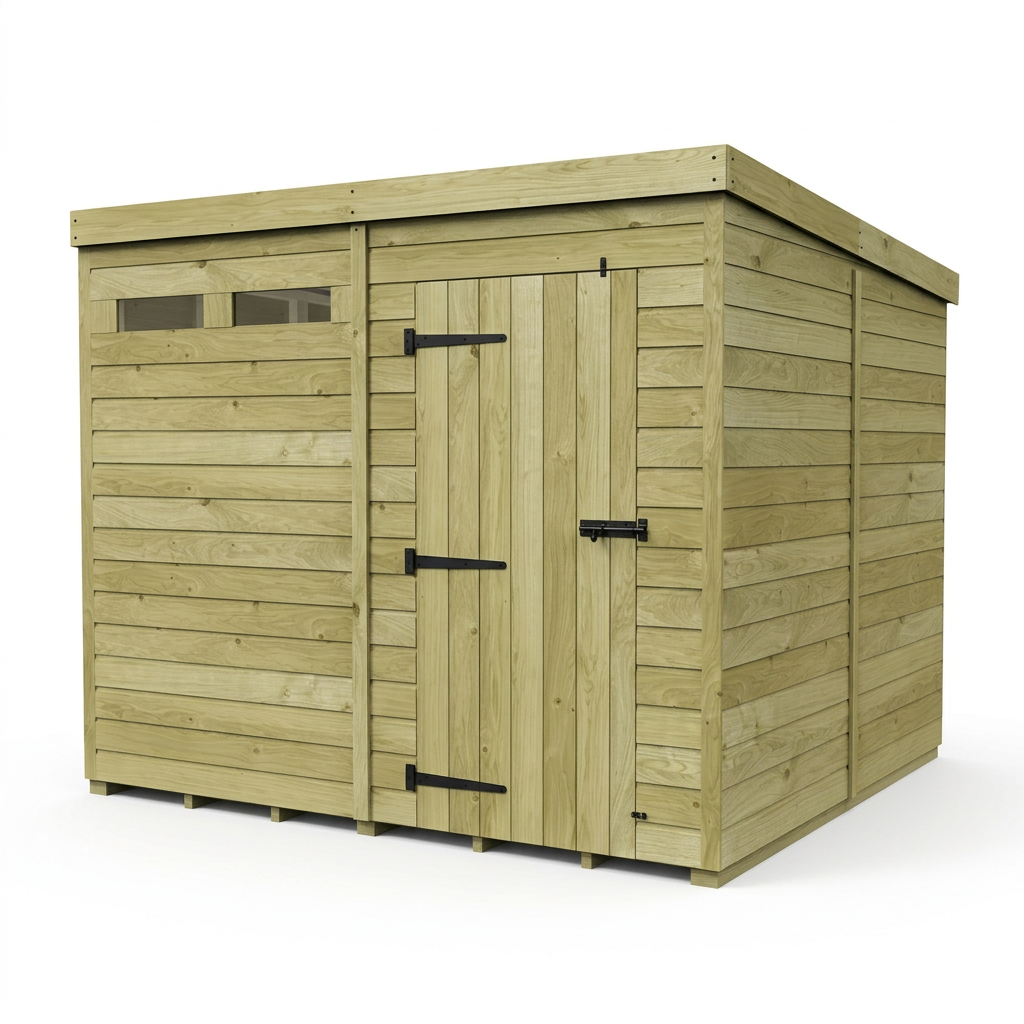 8 x 8 Security Pent Shed - view 6