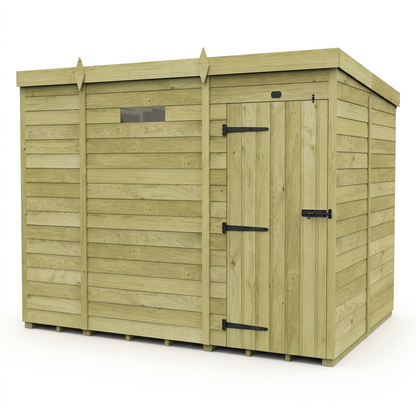 9 x 8 Security Pent Shed - view 3