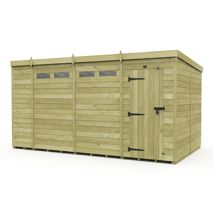 14 x 8 Security Pent Shed - view 6