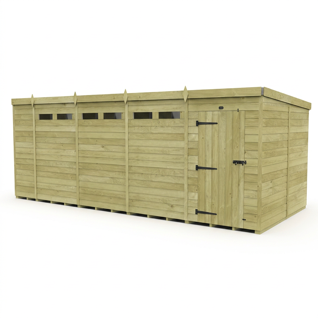 18 x 8 Security Pent Shed - view 6