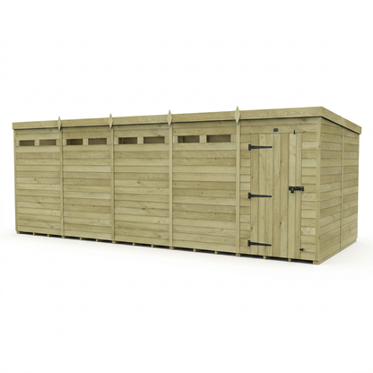 20 x 8 Security Pent Shed - view 6