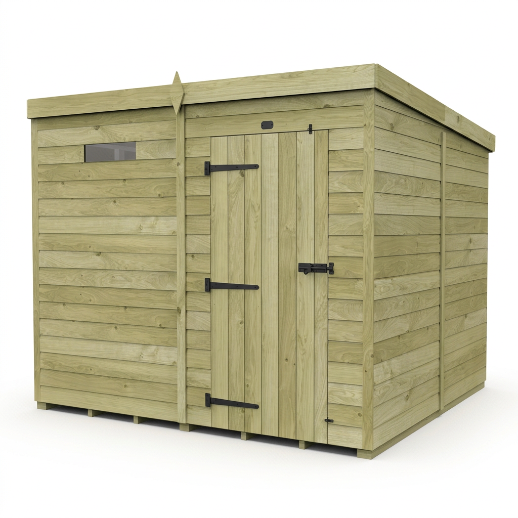 7 x 8 Security Pent Shed - view 6