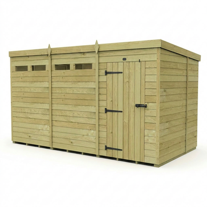 12 x 7 Security Pent Shed - view 5