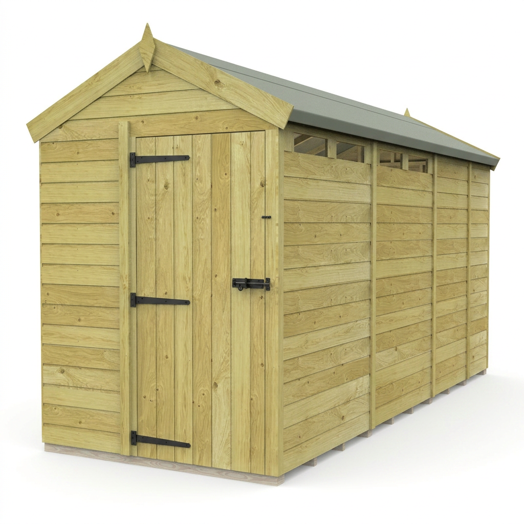 5 x 13 Apex Security Shed - view 6