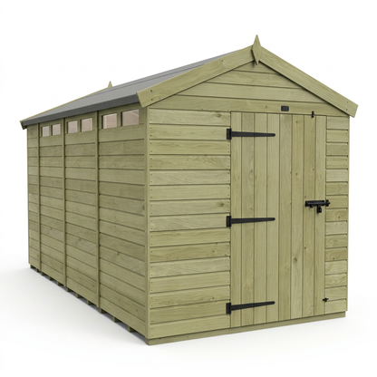8 x 14 Apex Security Shed - view 6