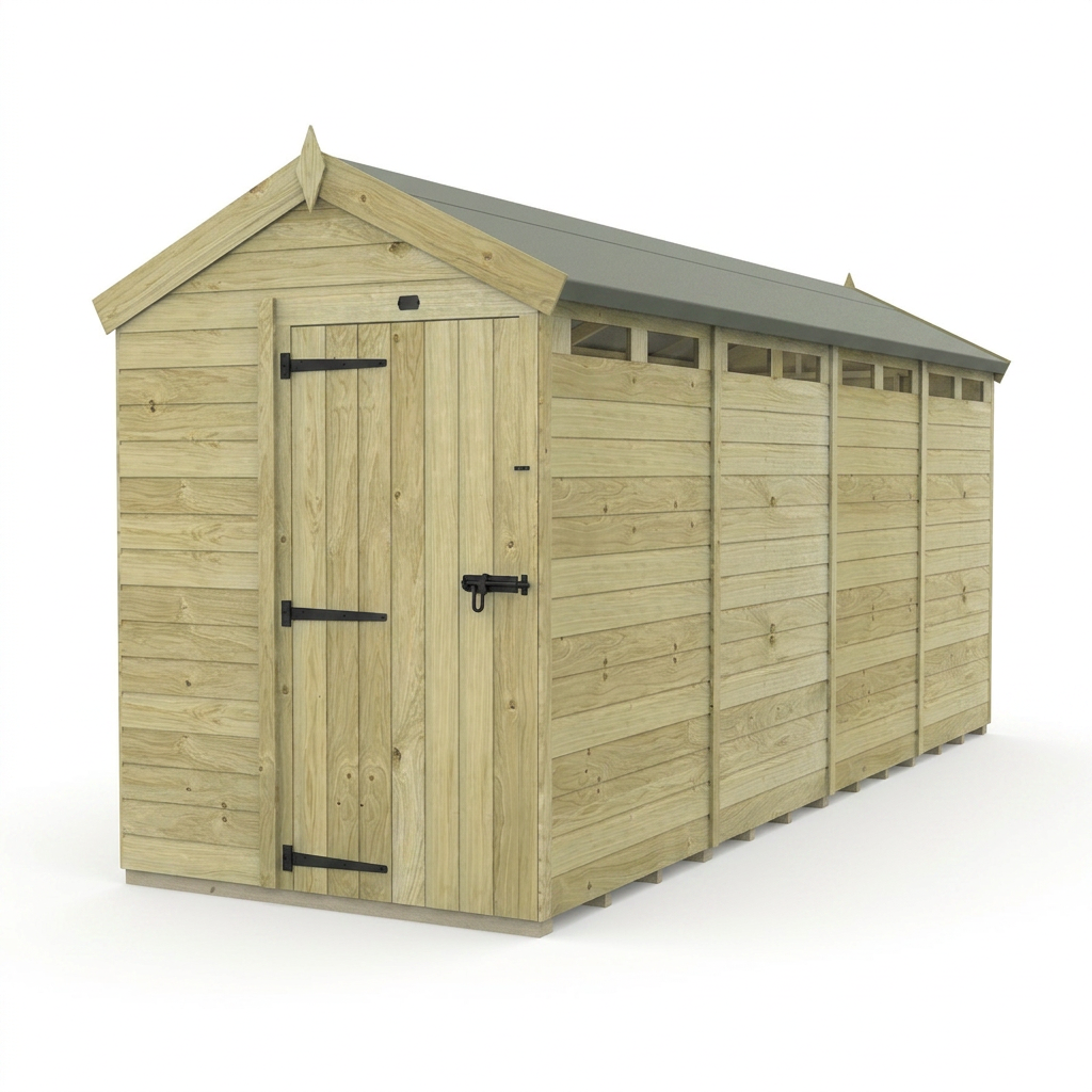 5 x 16 Apex Security Shed - view 6