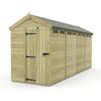 5 x 16 Apex Security Shed - view 6