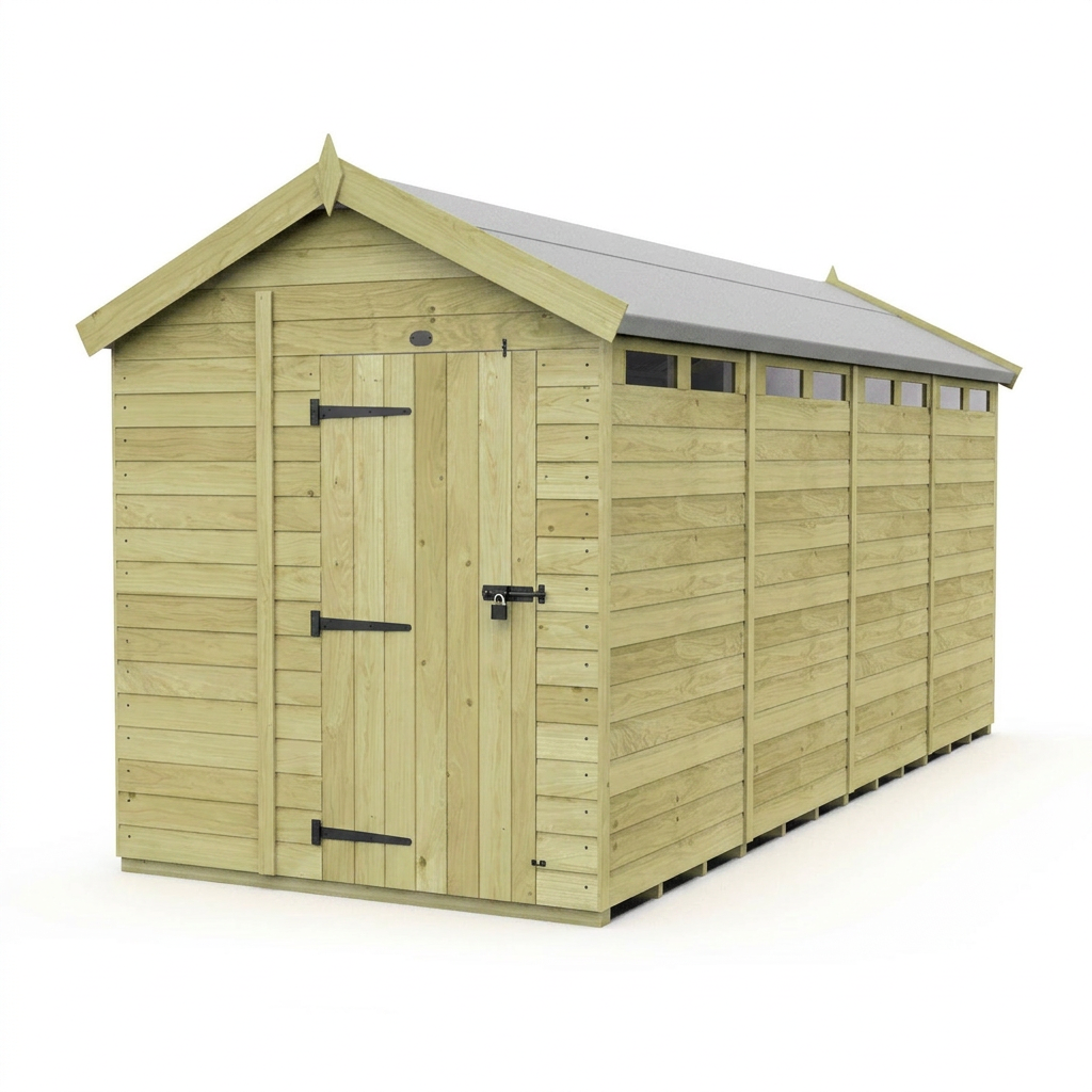 7 x 16 Apex Security Shed - view 6
