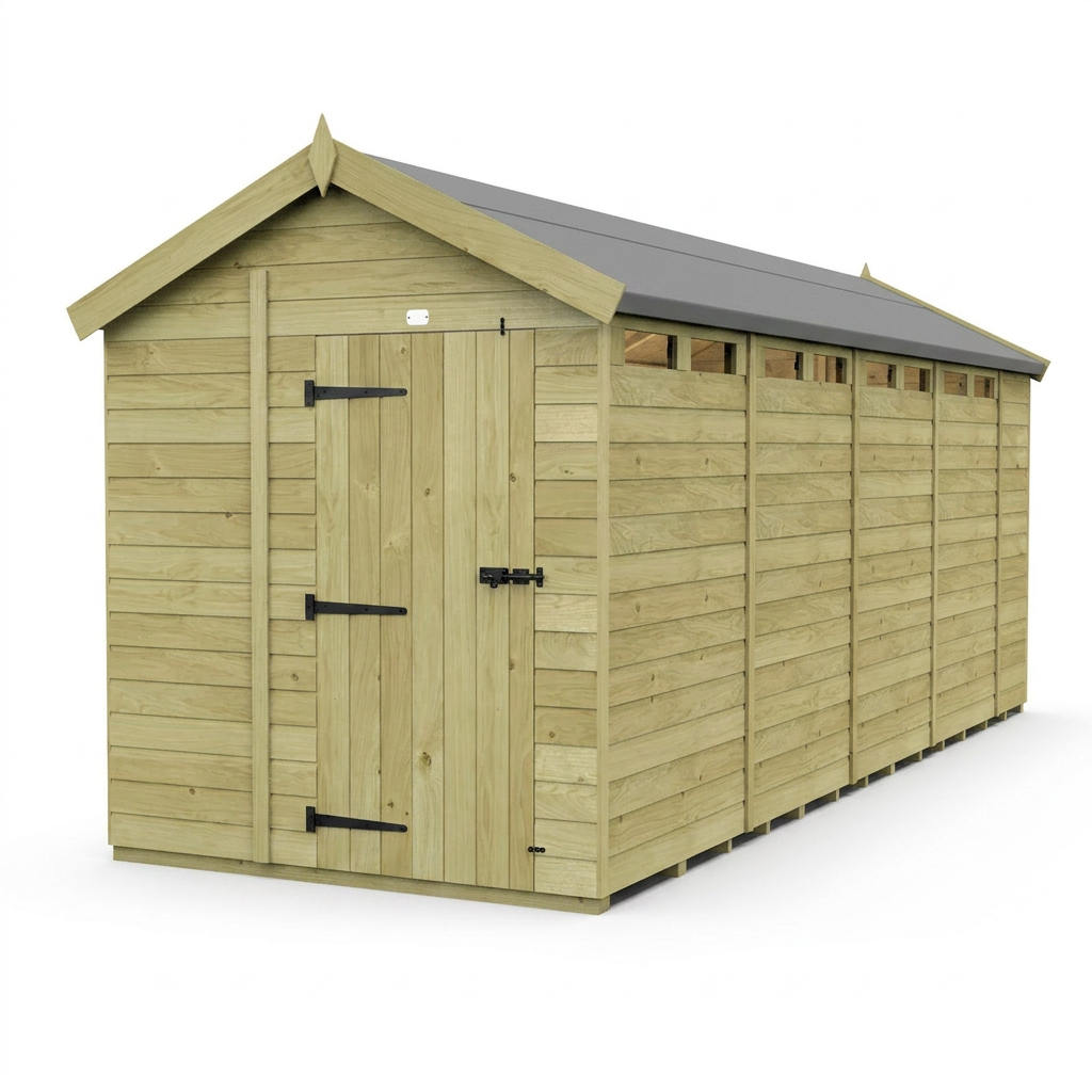 6 x 18 Apex Security Shed - view 6