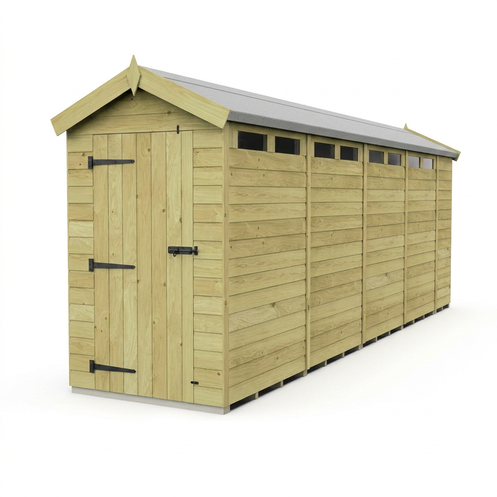 4 x 19 Apex Security Shed - view 6