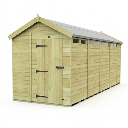 7 x 19 Apex Security Shed - view 6