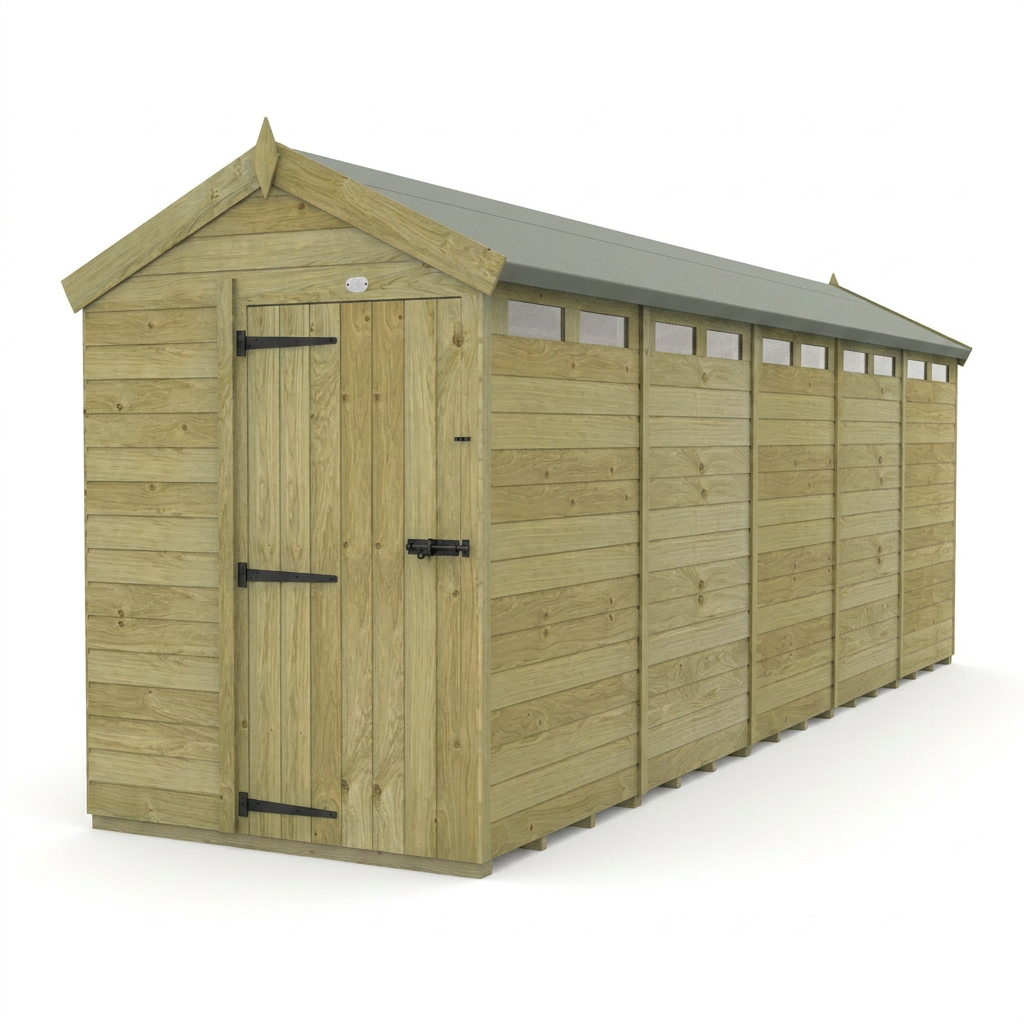 5 x 20 Apex Security Shed - view 6