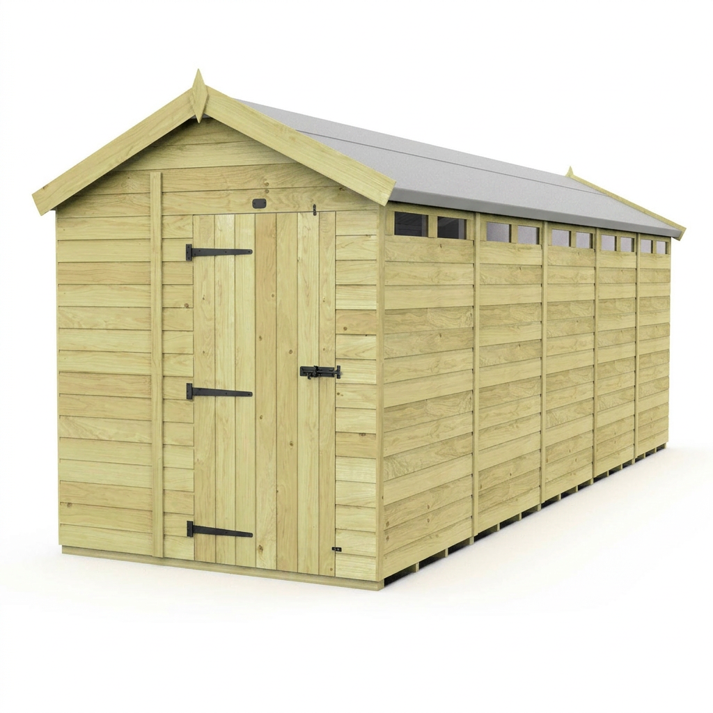 7 x 20 Apex Security Shed - view 6