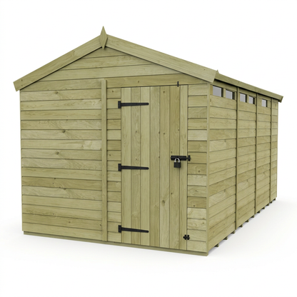8 x 13 Apex Security Shed - view 6