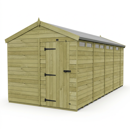 8 x 17  Apex Security Shed - view 6