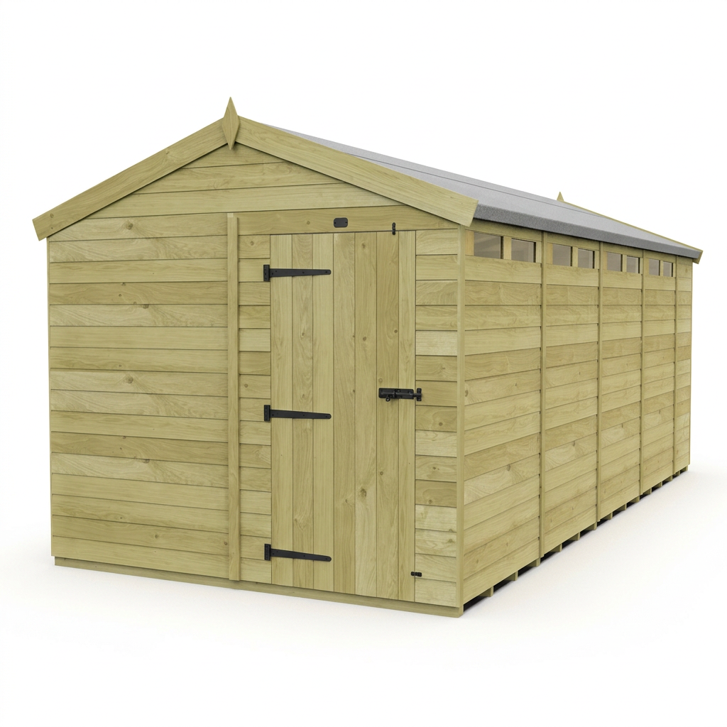8 x 18 Apex Security Shed - view 3