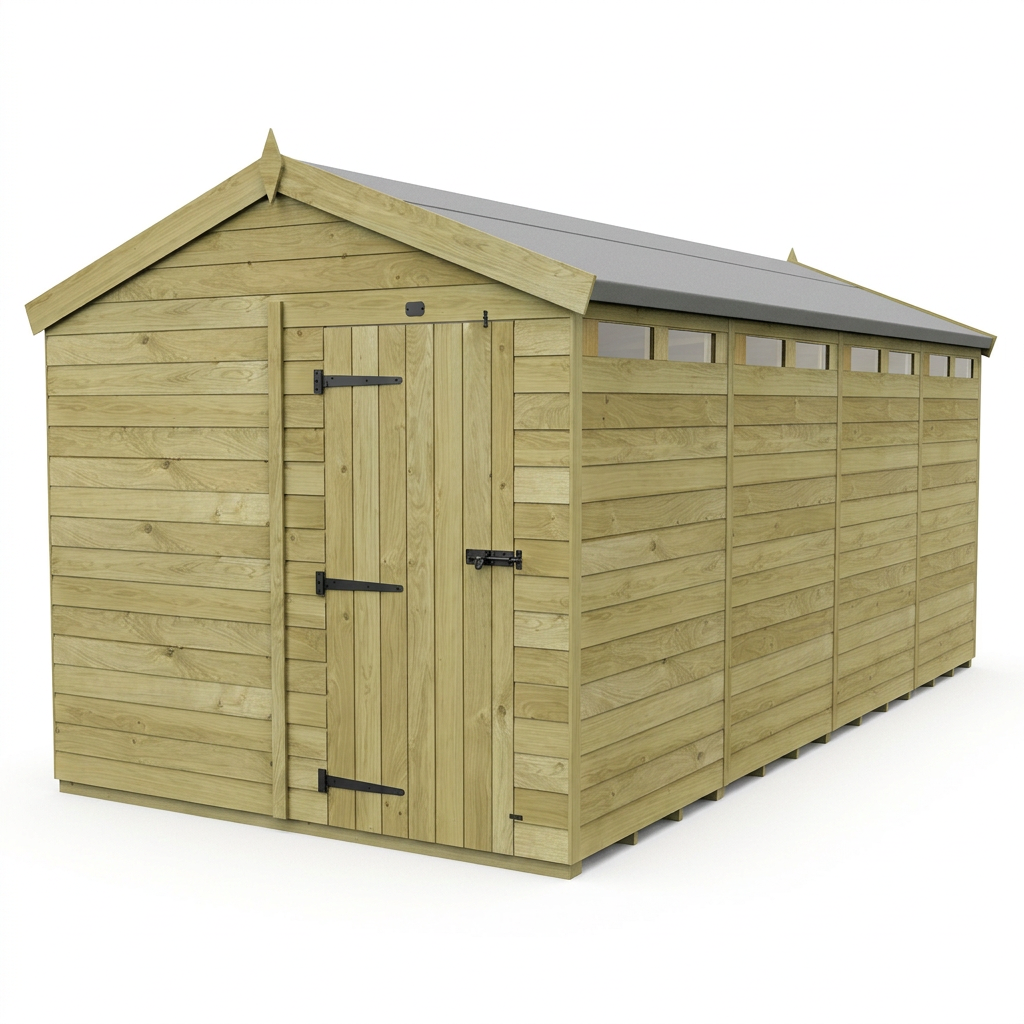 8 x 20 Apex Security Shed - view 4