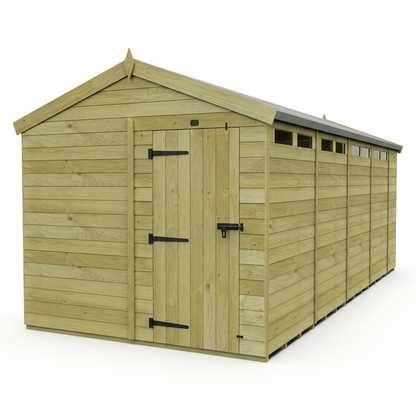 8 x 19 Apex Security Shed - view 4