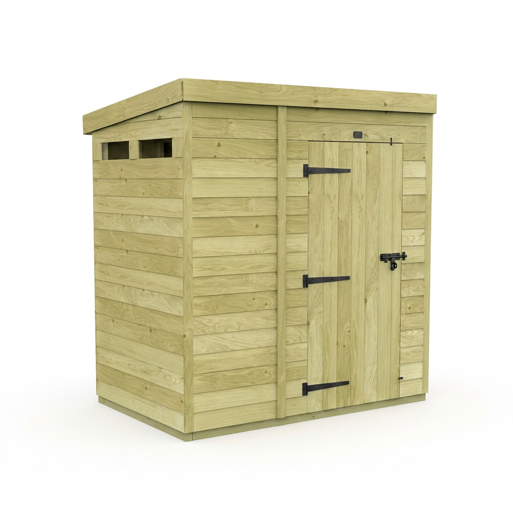 5 x 4 Security Pent Shed - Security Pent Shed