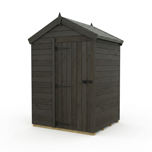 5 x 4 Composite Apex Shed (Single Door, No Windows) - Composite Apex Shed