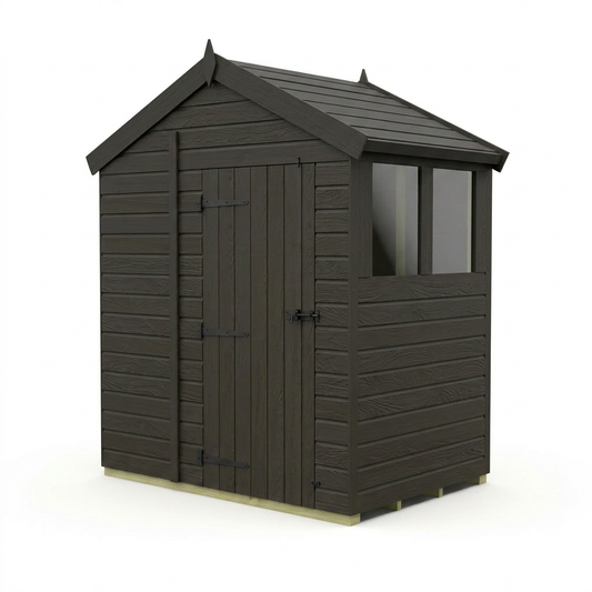 7 x 4 Composite Apex Shed (Single Door, No Windows) - Composite Apex Shed