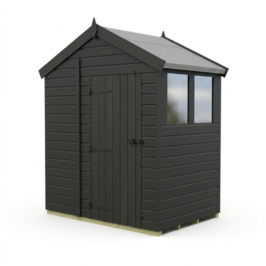 7 x 4 Composite Apex Shed (Single Door, With Windows) - Composite Apex Shed