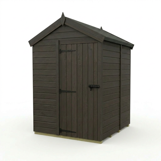 5 x 5 Composite Apex Shed (Single Door, No Windows) - Composite Apex Shed