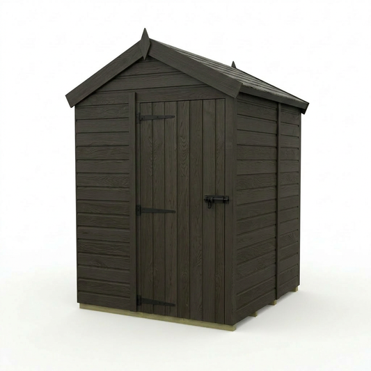 5 x 5 Composite Apex Shed (Single Door, With Windows) - Composite Apex Shed