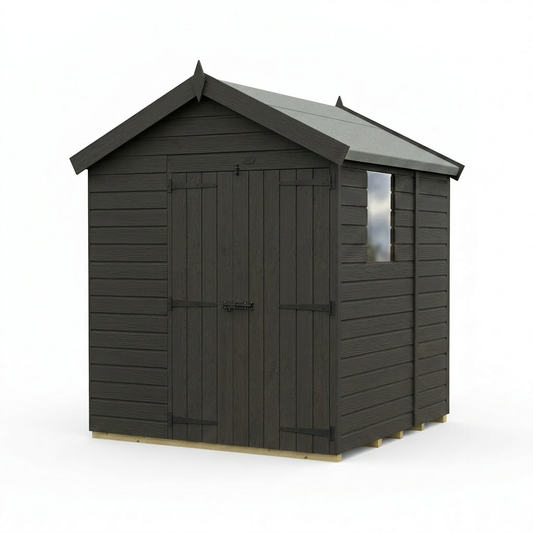 7 x 5 Composite Apex Shed (Single Door, No Windows) - Composite Apex Shed