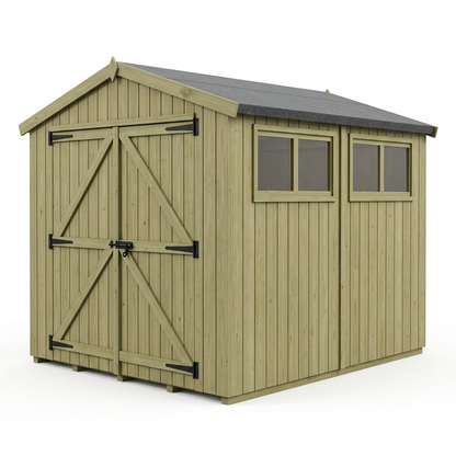 8 x 10 Security Pent Shed - Security Pent Shed