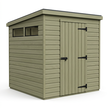 9 x 9 Security Pent Shed - view 2