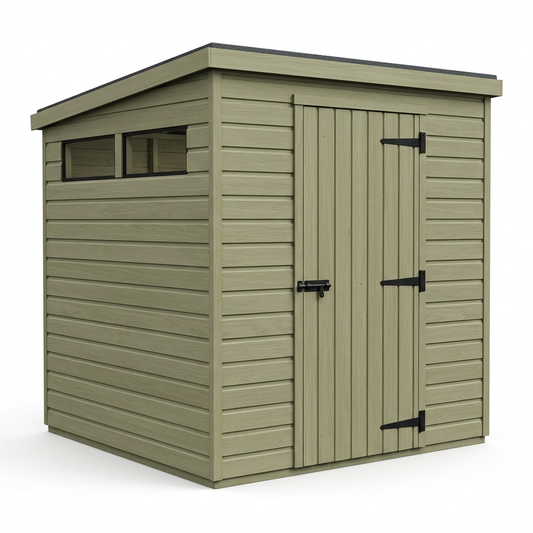 9 x 9 Security Pent Shed - view 2