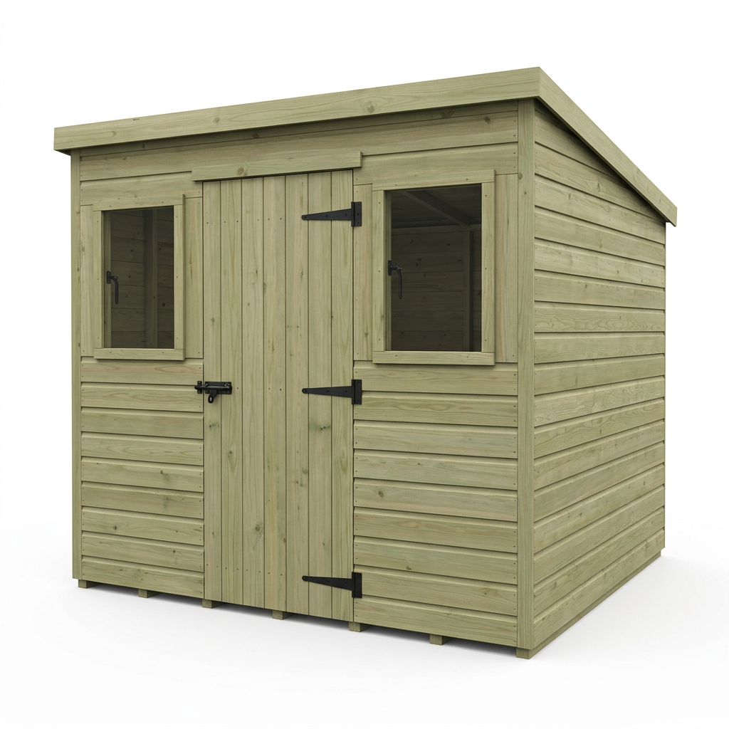 9 x 10 Security Pent Shed - Security Pent Shed