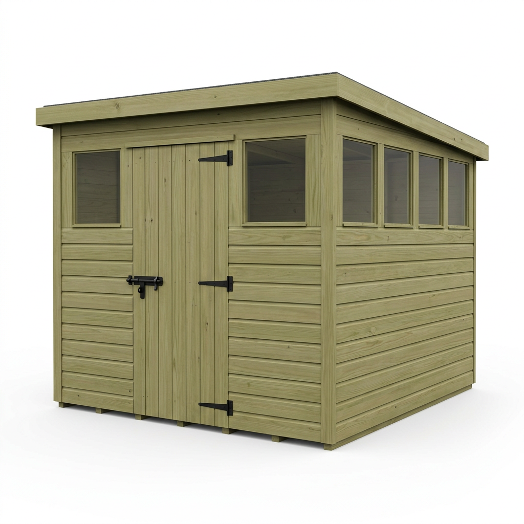 11 x 9 Security Pent Shed - view 4