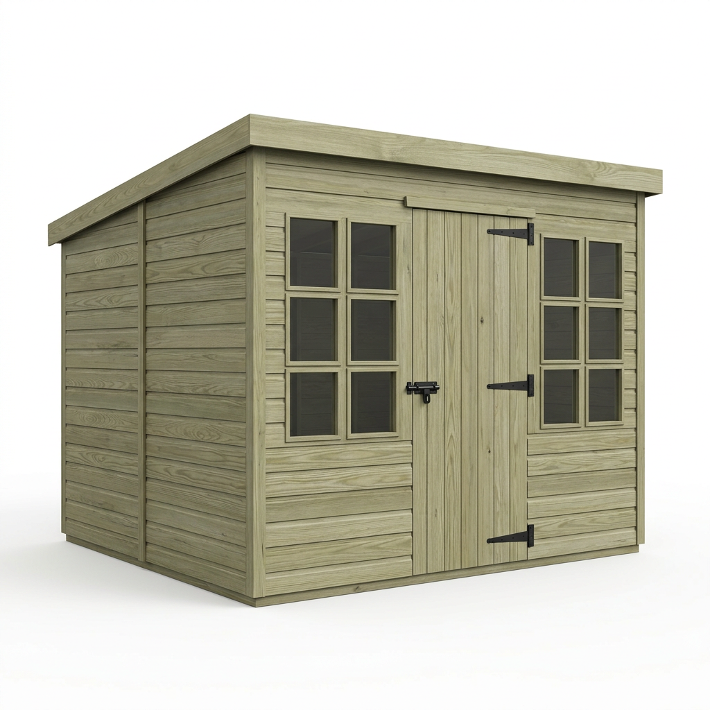 12 x 9 Security Pent Shed - Security Pent Shed