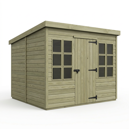 12 x 9 Security Pent Shed - Security Pent Shed