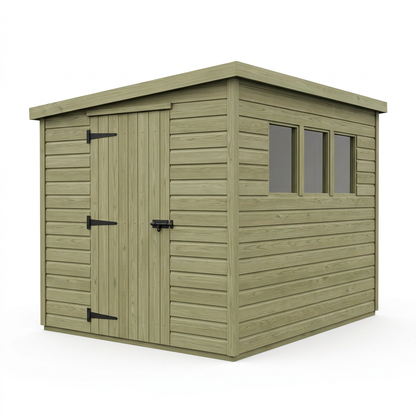 12 x 10 Security Pent Shed - view 2