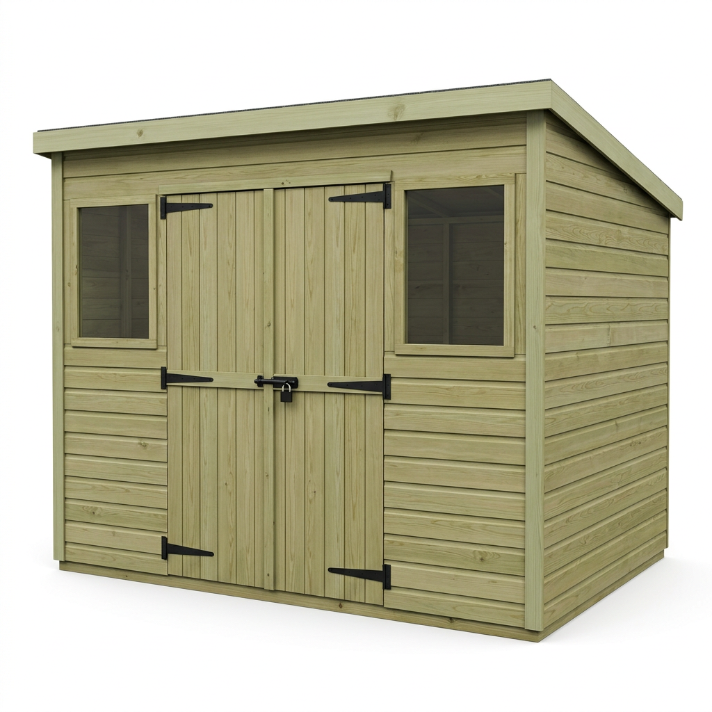 13 x 10 Security Pent Shed - view 2