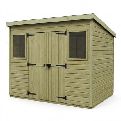 13 x 10 Security Pent Shed - view 2