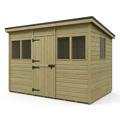 14 x 9 Security Pent Shed - view 2