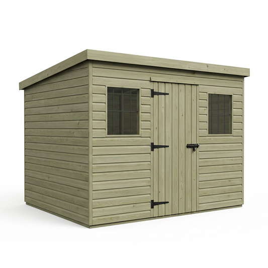 14 x 10 Security Pent Shed - Security Pent Shed