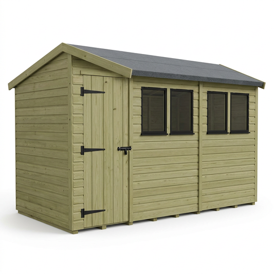 15 x 9 Security Pent Shed - view 2