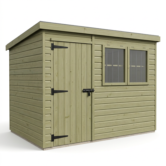 16 x 9 Security Pent Shed - view 2