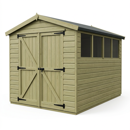 16 x 10 Security Pent Shed - Security Pent Shed