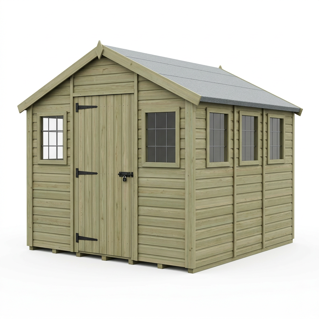 6 x 9 Apex Security Shed - Security Apex Shed