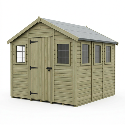 6 x 9 Apex Security Shed - Security Apex Shed