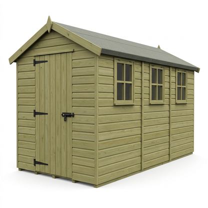 4 x 9  Apex Security Shed - Security Apex Shed