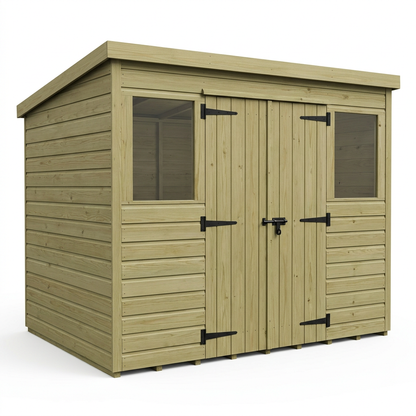 7 x 10 Security Pent Shed - view 2